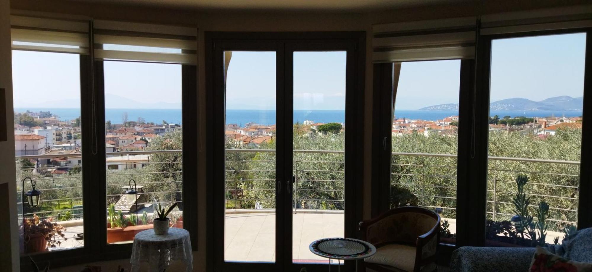 Villa View House à Agria Extérieur photo